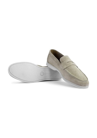Ante Süet Hakiki Deri Erkek Günlük Ayakkabı Loafer Ayakkabı