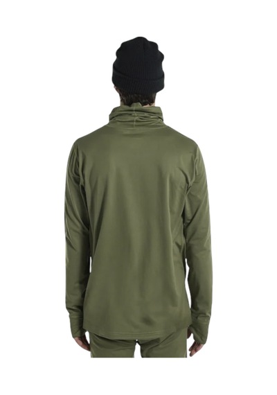 Burton Burton Midweight Long Neck Erkek Yeşil İçlik Üst Moss Haki