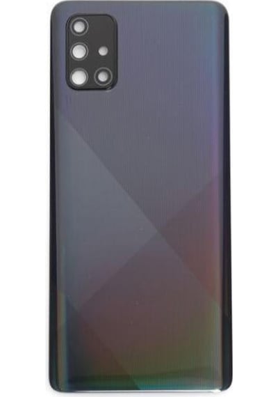 Teknonet Samsung Galaxy A71 Uyumlu Kamera Camlı Batarya Kapağı 001