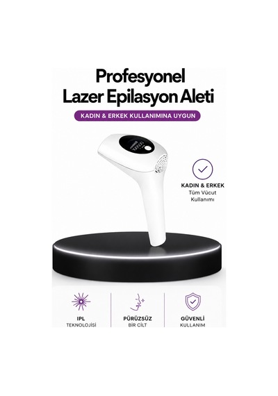 Lexroo Ipl Teknolojili Erkek Ve Kadın Kullanımına Uygun Lazer Epi