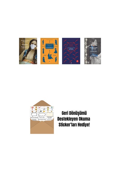 Hüseyin Rahmi Gürpınar 4 Kitap Set + Okuma Sticker'ları