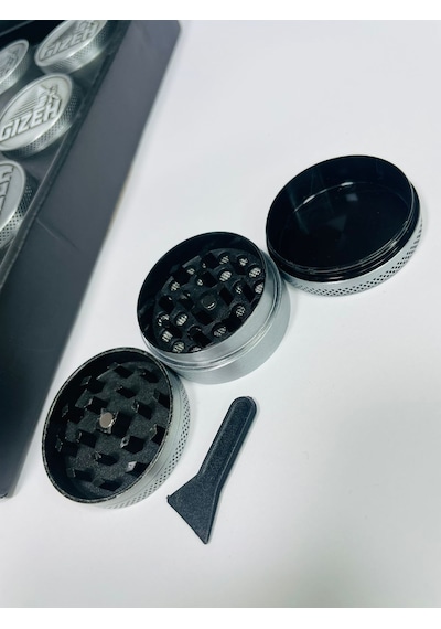 Gizeh Full metal 3parça Tutun Parçalıyıcı- Orjinal Ürün//40mm