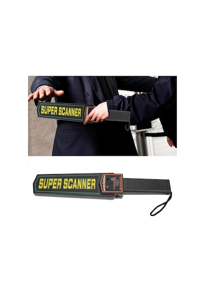 Hymark Süper Scanner Md-3003b1 El Tipi Üst Arama Dedektörü 9v Pil