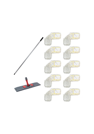 Cod-ex Katlanır Aparat + Metal Vidalı Sap + Nemli Mop 10 x 60 CM