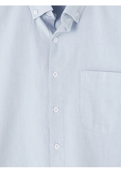 LC Waikiki Southblue Mavi Regular Fit Oxford Erkek Gömlek Blue