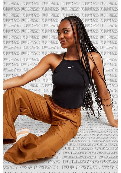 Nike Essential Cami Tight Fit Tank Top Black Likralı Fitilli Askılı Kadın Atlet Siyah