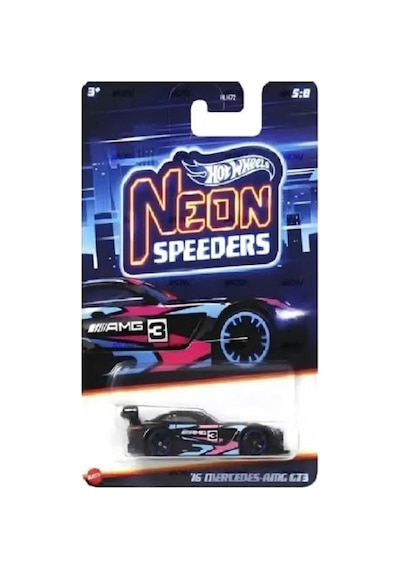 Hot Wheels '16 Mercedes-amg Gt3 Neon Speeders Oyuncak Araba Çok Renkli