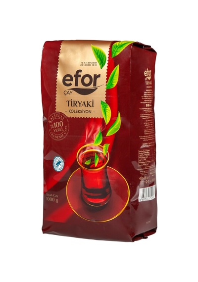 Efor Tiryaki Çay 1 Kg - Doğal Lezzetli Siyah Çay 4'li Avantaj Paketi - 4 Adet Tarı