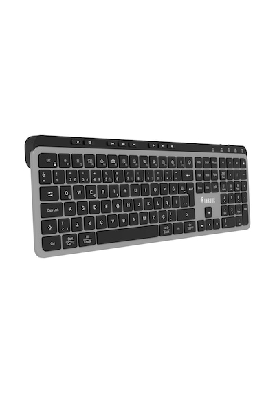 Throne Elite K1 Sessiz Switch 110+8 Multimedya Tuşlu Windows & Macos Uyumlu Premium Alüminyum-Metal Kablosuz Klavye
