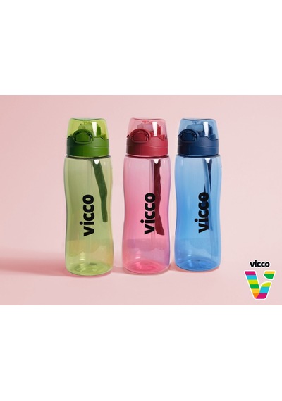 Vicco Su Matarası Kilitli Kapak Tritan Matara Suluk 750 Ml Haki