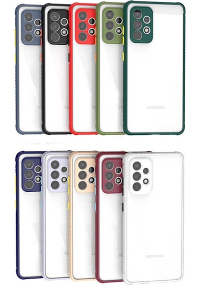 Samsung Uyumlu Galaxy A72 Kılıf ​​Zore Kaff Kapak-Siyah