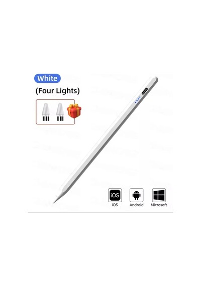 Dokunmatik Kalem Tüm Cihazlara Uyumlu Tablet Telefon Için Çizim & Yazı Kalemi Stylus Pen Beyaz - 686320039