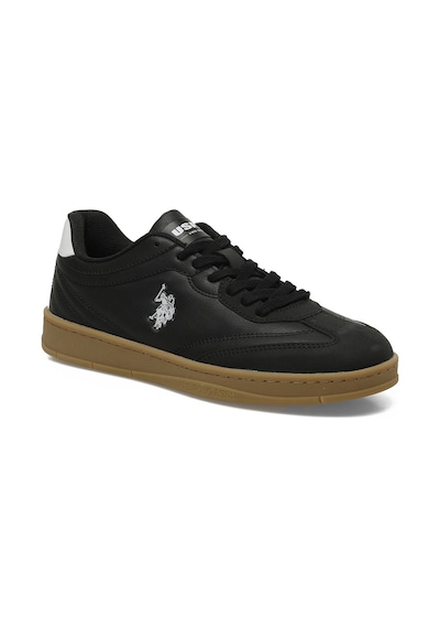 U.s. Polo Assn. Vale Wmn 5fx Siyah Kadın Sneaker Siyah-taba Siyah - Taba