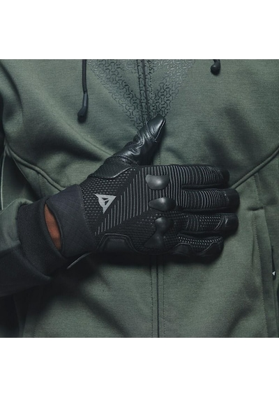 Dainese Unruly Ergo Tek Motosiklet Eldiveni Sİyah