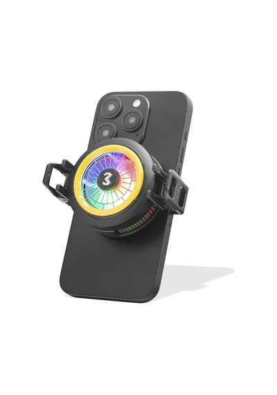 Hadron Cx20 Manyetik Klipsli Telefon Soğutucu Fan Rgb Siyah
