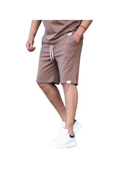 Madmext Haki-mavi-kahverengi Basic 3'lü Şort Seti E7421 Haki/mavi/kahverengi