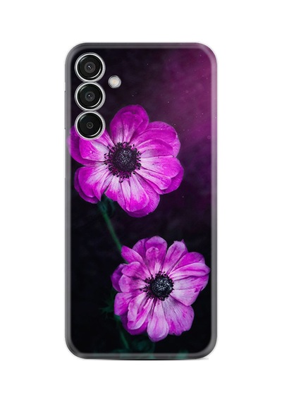 Vivo V30 Kılıf Desenli Silikon Platinium Series Çiçekler 1869