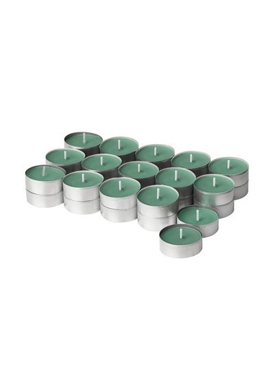 Ikea Hedersam 30'li Tealight Mum 3,8 X 3 Cm Koyu Yeşil