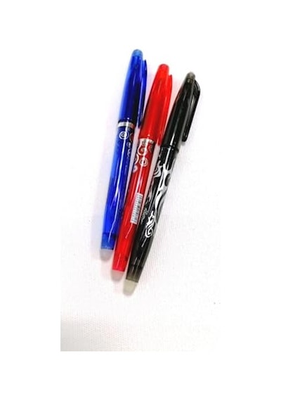 Isı Ütü Ile Uçan Kalem, Tekstil Kalemi, Terzi Kalem 3lü Set Siyah,kırmızı,mavi 124-Pembe