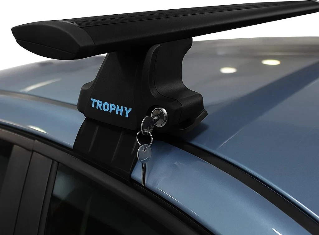 Trophybars Kilitlenebilir 120 Cm Siyah Ara Atkı - Mitsubishi Lancer 2008-2010 Sedan İle Uyumlu Tavan Barı