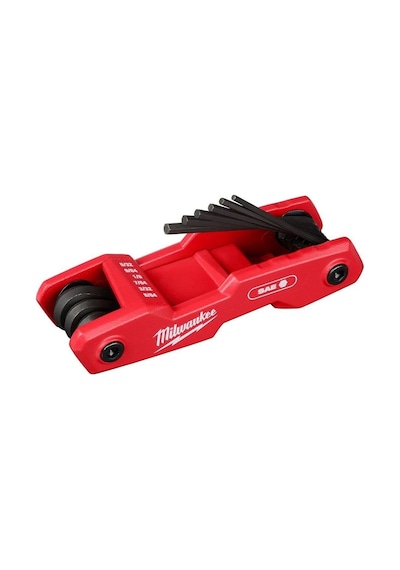Milwaukee Allen Katlanır Anahtar Seti Metrik 8 Parça - 4932493614