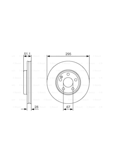 Mercedes B 246 B180 1.6 2014-2018 Bosch Ön Disk 2 Adet