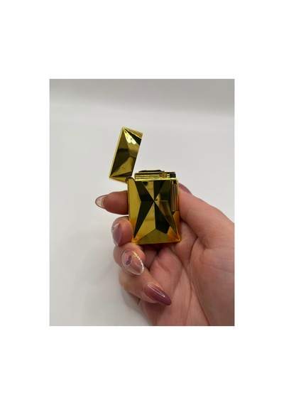 Dupont Tasarımlı 3d Metal Çakmak Yandan Çevirmeli Premium Model Altın - 835277006 Altın - 835277006 Altın