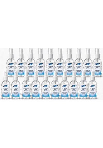 Mt Optical Cleaner Gözlük Ve Ekran Temizleyici Sprey, 50 Ml, Alkol İçermez, Tablet, Telefon, Tv, Kamera Lens İçin, 20'li Set