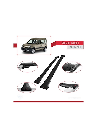 Renault Kangoo X76 Post-facelift 2003-2008 Arası İle Uyumlu Fly