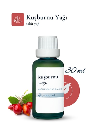 Sabunal Kuşburnu Yağı 30 ML Doğal Cilt Bakım Yağı
