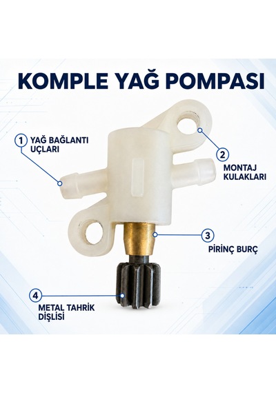 Hyundai Hcs214a / Hcs204a Akülü Budama Testeresi Yağ Pompası