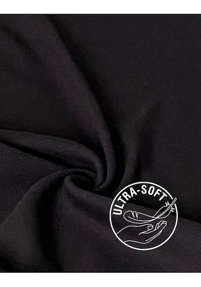 Alya Underwear V Yaka Kaşkorse Kumaşlı Kısa Kollu Bluz, Esnek Ve Pamuklu Kumaş Badi, Bej Kemik Body Siyah