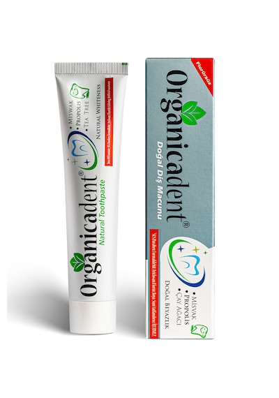 Organicadent Üçlü Koruma Doğal Diş Macunu 105gr 75ml 3 Adet Beyazlatma