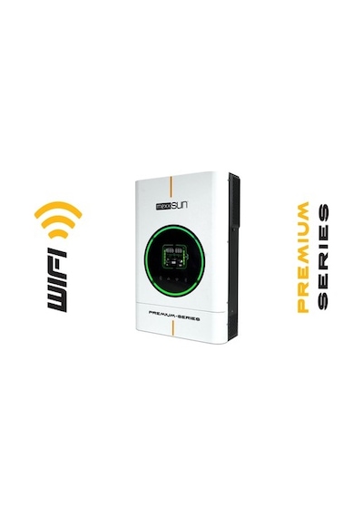 Mexxsun 24 V Volt 4000 W Watt 4 Kw Mppt Tam Akıllı Hibrit Dahili Wifi Inverter 220 Volt Çevirici Invertör