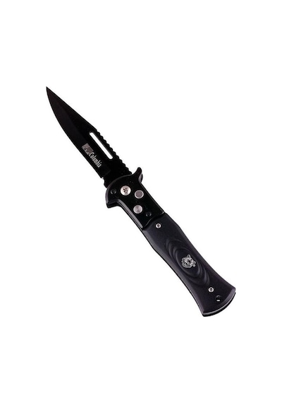 Janva Tiger Çakı 22 Cm Siyah Çelik Çakı Kamp Piknik Orman Ağaç Aşılama Çakısı Outdoor Siyah Siyah