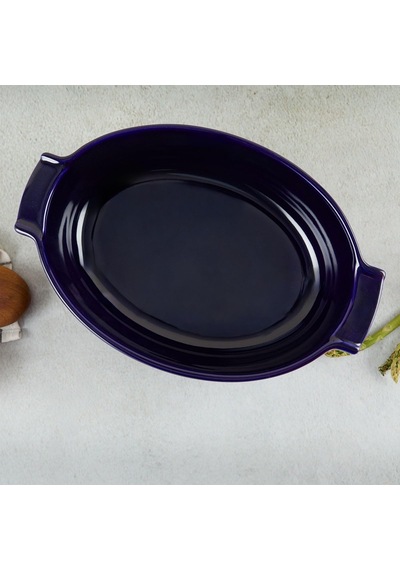 Yıldız Elissa Oval Fırın Kabı Kobalt 31 Cm Çok Renkli
