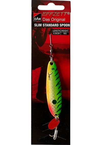 Dam Effzett Standard Spoon Slim 6.5cm 16gr Kaşık Firetiger Uv