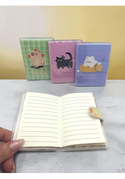 Happy & Fun Sincap A7 Not Defteri , Çıt Çıtlı Cep Defteri - Turuncu