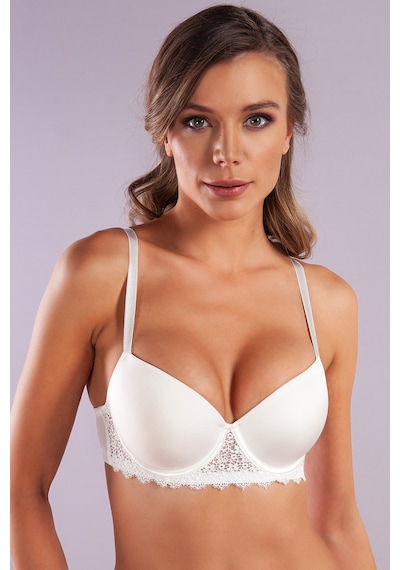 Lenaca Garland Big Size Plunge Bra, Ekrı Konforlu Ve Şık Sütyen Çok Renkli