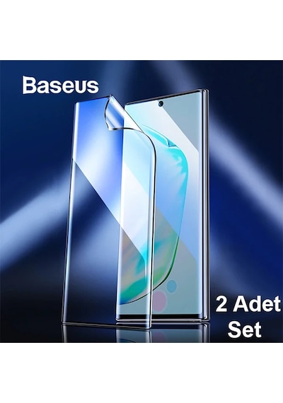 Baseus Sm Galaxy Note 10 Full Ekran Koruyucu 0.15mm 2 Adet Set 0.15mm Full-screen Curved Antı-explos- 5775