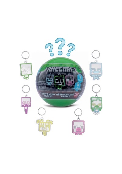 Minecraft Acryclic Neon Hangers Anahtarlık Sürpriz Paket