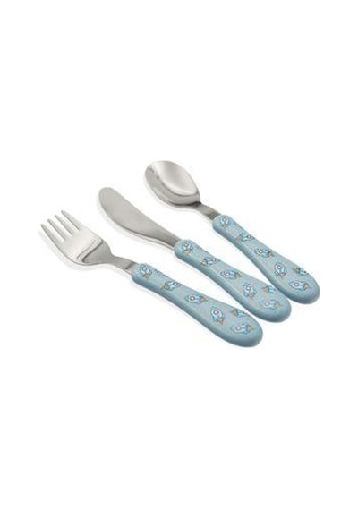 The Mia Bebek Çatal Kaşık Bıçak Takımı Rocket 3 Parça Ckb0218