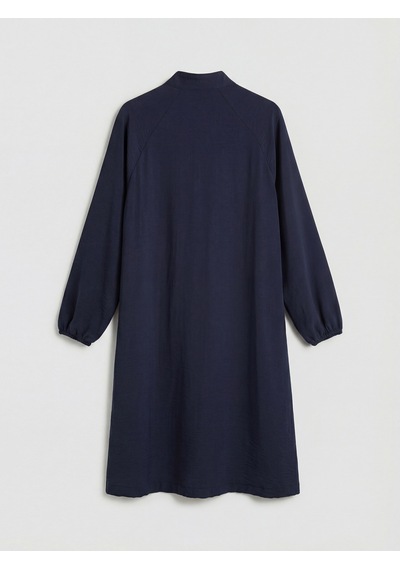 Lcw Modest Lacivert Dik Yaka Kadın Tunik