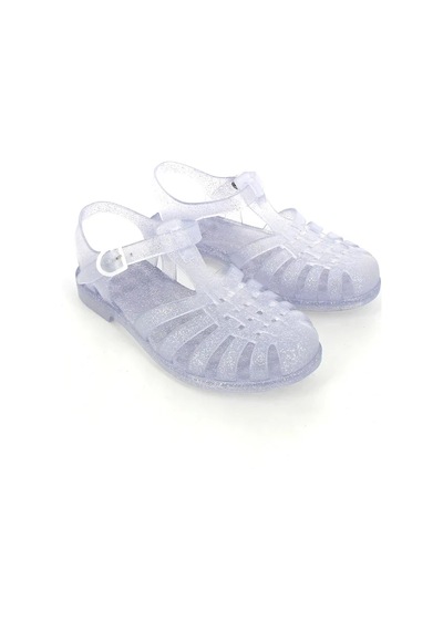 Meduse Sunmif Mat Argent Paillete - Mat Şeffaf Kadın Sandalet