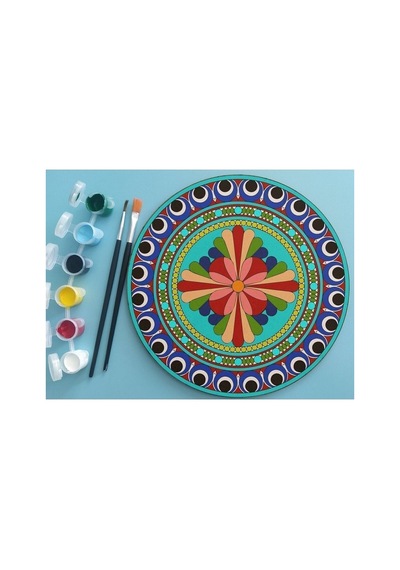 2'li Mandala Boyama Seti- Karne Hediyesi- Tatil Etkinliği - Aile