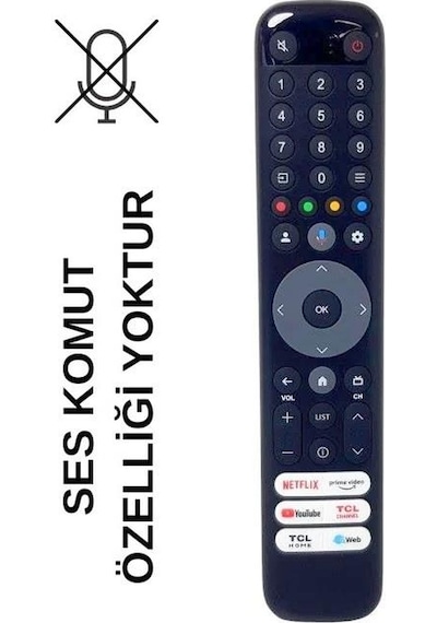 Tcl Android Led Tv Kumanda Web Tuşlu Rc833 Gub1 - Ses Komutsuz