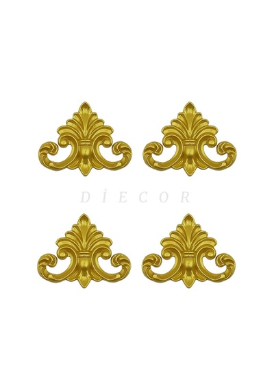 Diecor Dekoratif Polimer Mobilya, Duvar Ve Tavan Motifi Gold 12 Cm Model:xa51