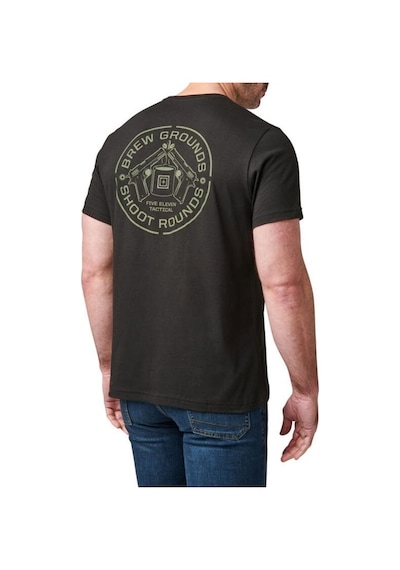 5.11 Brew Ground Ss Tee Kısa Kol Sıyah T-shırt Çok Renkli