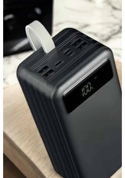 Powerbank 60.000 Mah 4 Portlu Uzun Şarj Süreli Dijital Göstergeli