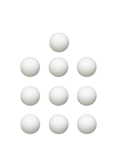 Strafor Top Küre Köpük Strafor Toplar 10 Adet Karma Strafor Yuvar